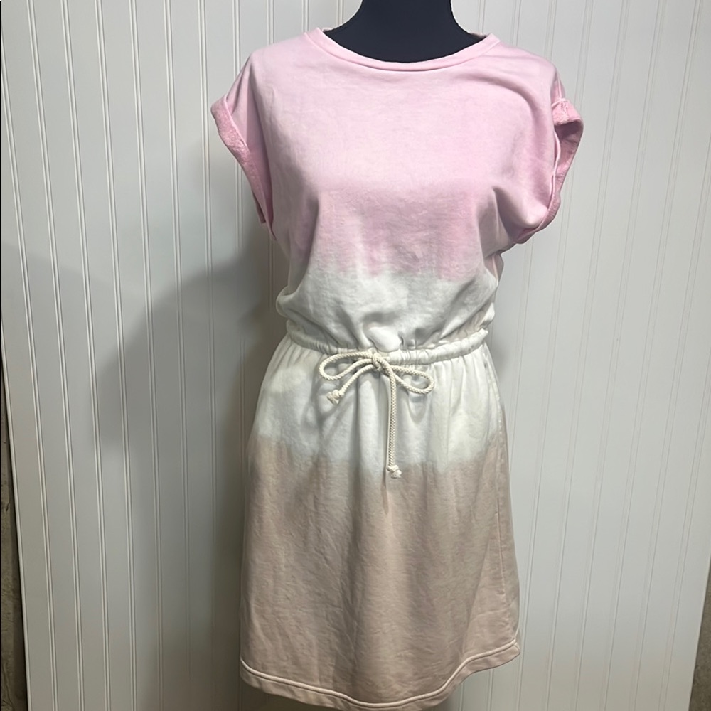 Lou and Grey Loft Tye Die Terry Dress  Small